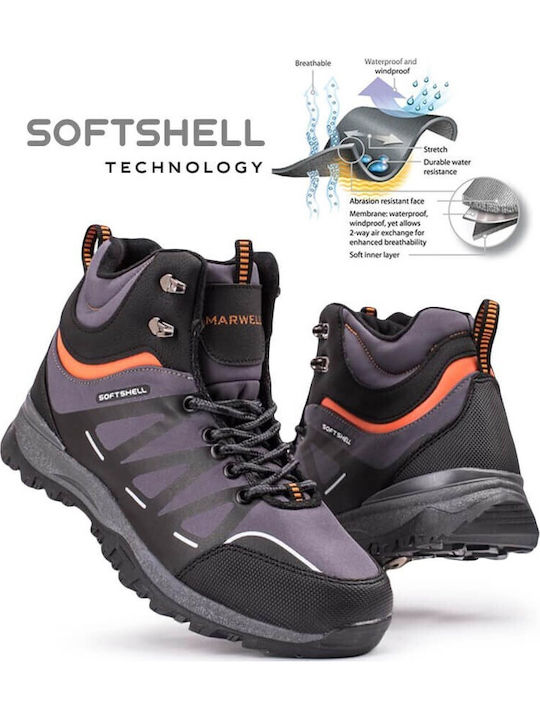 Marwells Herren Wanderschuhe Grau