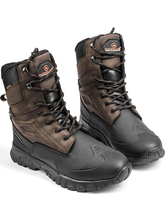 Marwells Männer Wanderschuhe Wasserdichte Braune