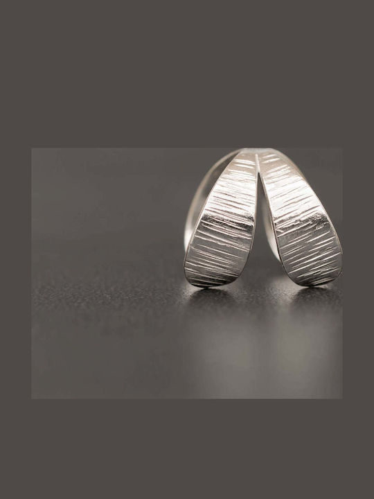 Обица Ear Cuff Пеперуда Розова Позлатена Сребърна 925