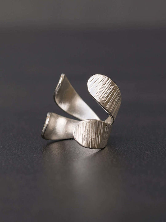 Обица Ear Cuff Пеперуда Розова Позлатена Сребърна 925