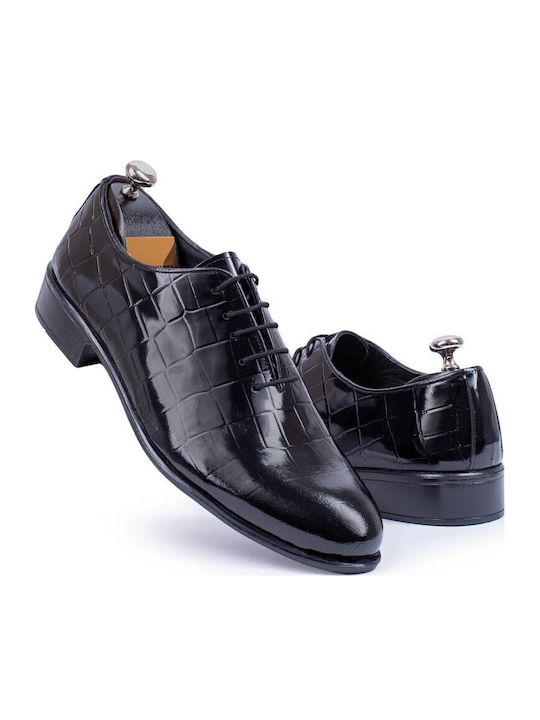 Pantofi Eleganți Bărbătești din Piele Negri