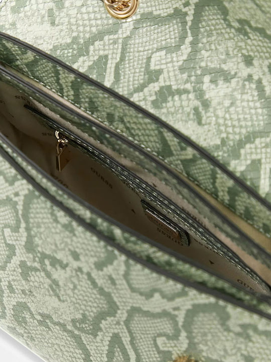 Convertible Xbody Damen Handtasche mit Klappe in Grün