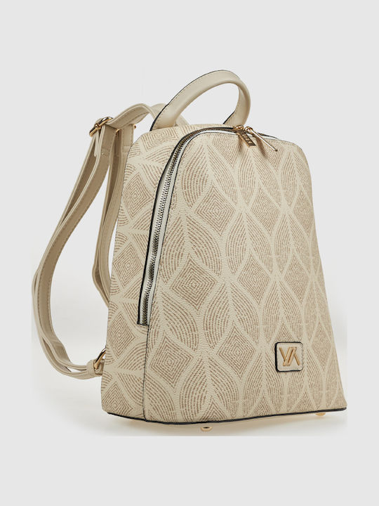 Damentasche Rucksack Cremfarben