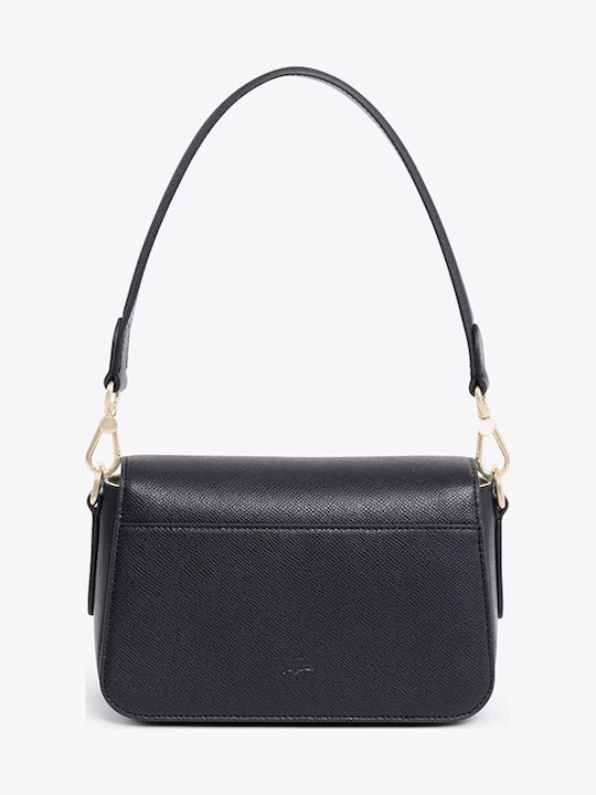 Crossover Tasche Leder Damen Schulter Schwarz