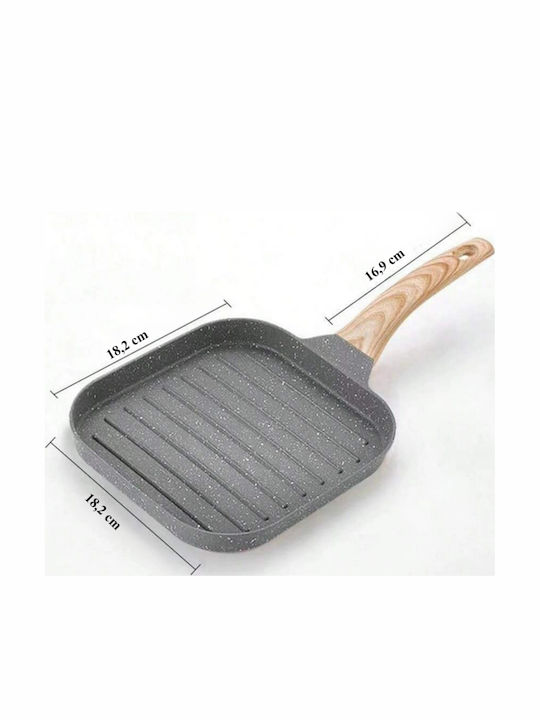 Grătar din Aluminiu cu Acoperire Antiaderentă 18.2cm