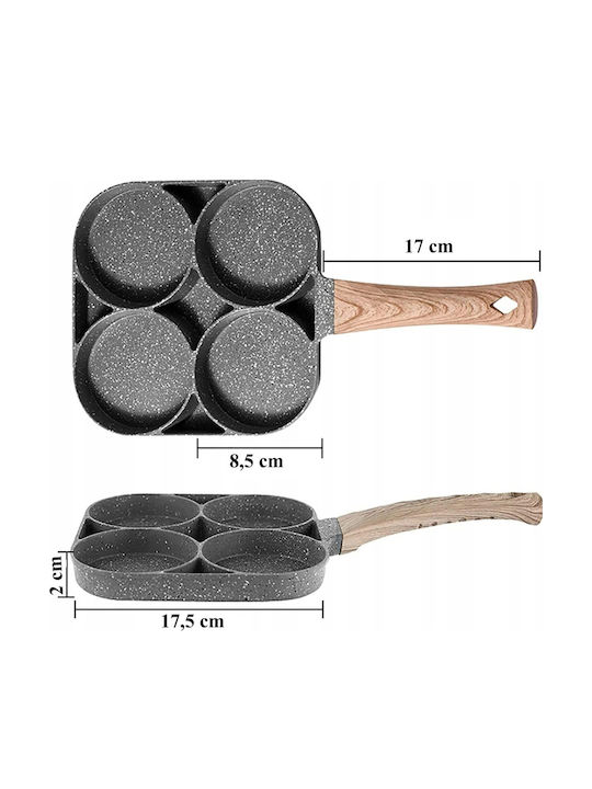 Tigaie pentru Pancakes din Aluminiu cu Acoperire Antiaderentă 8.5cm