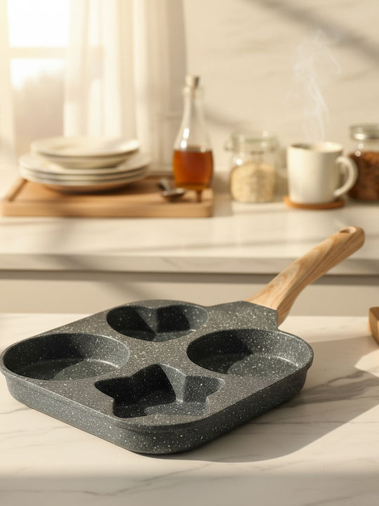 Tigaie pentru Pancakes din Aluminiu cu Acoperire de Piatră 19cm