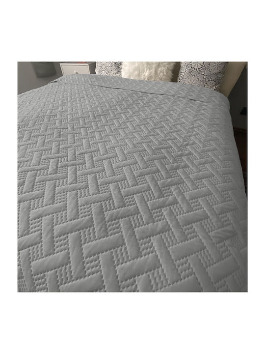 Homelevel Κουβερλί Υπέρδιπλο Gray 220x240cm