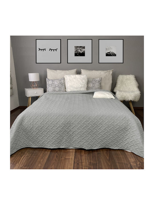 Homelevel Κουβερλί Υπέρδιπλο Gray 220x240cm