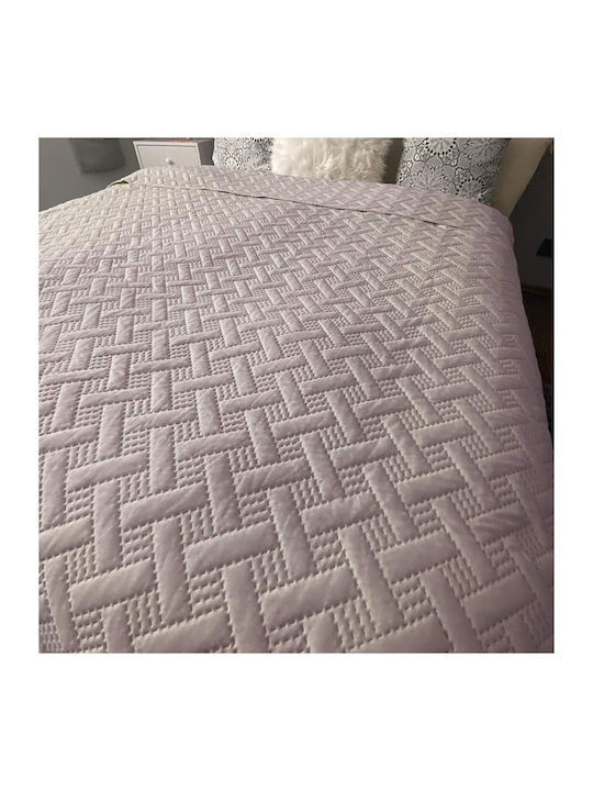 Homelevel Double Coverlet Pink 240x260cm