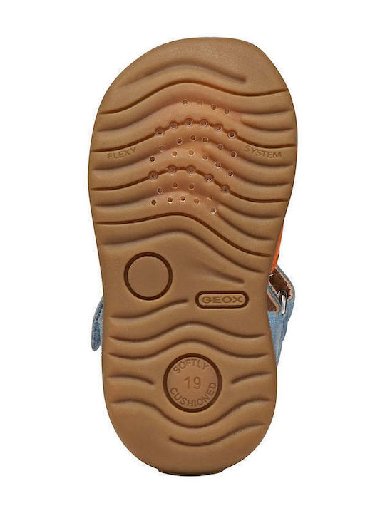 Sandale Tip Pantof Macchia Albastre