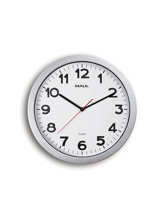Maul Wall Clock Plastic White Ø35cm
