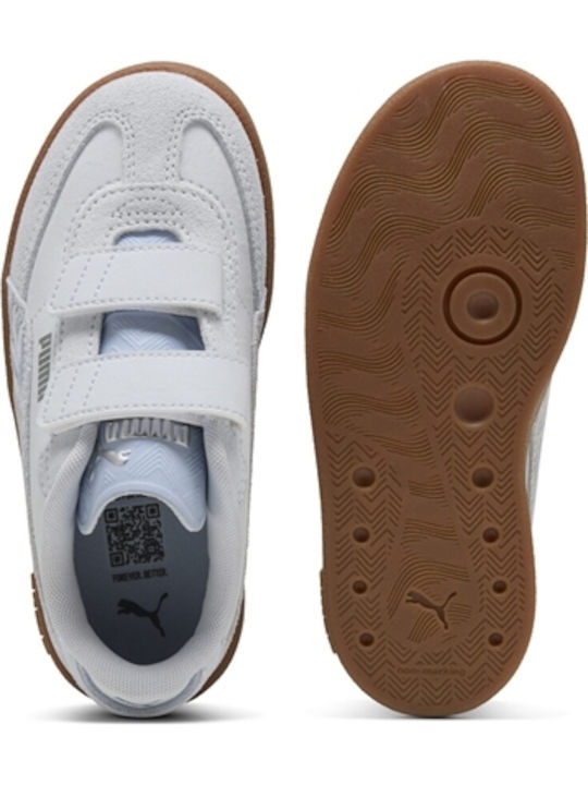 Club Ii Era Kids Sneakers with Hoop & Loop Closure Light Blue