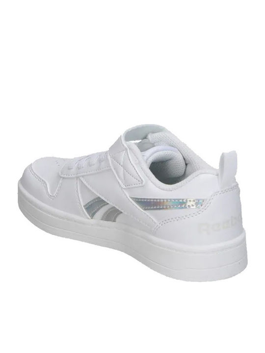 Royal Prime Kids Sneakers with Hoop & Loop Closure White