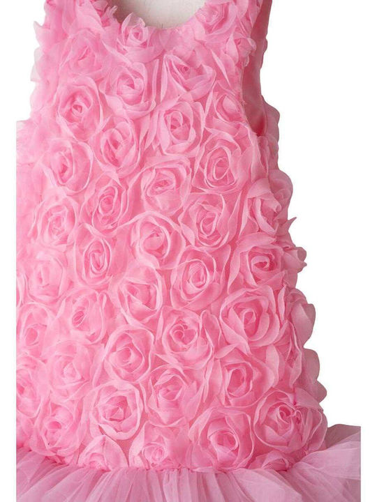 Evita Mädchenkleid aus Tüll Rosa
