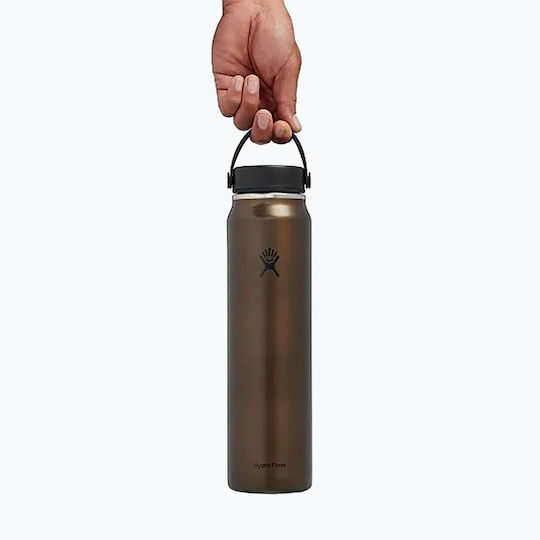Hydro Flask Flex Cap Insulated Thermos Bottle 1.18lt Obsidian