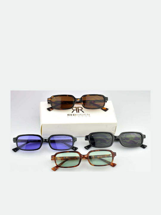 Red Raven Noire Unisex Sunglasses With Purple Frame And Purple Lens