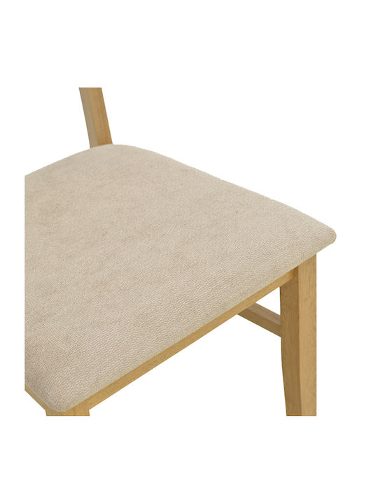Raffles Ess- und Küchenstühle Hölzernes Grau Beige 47x48x83.5cm