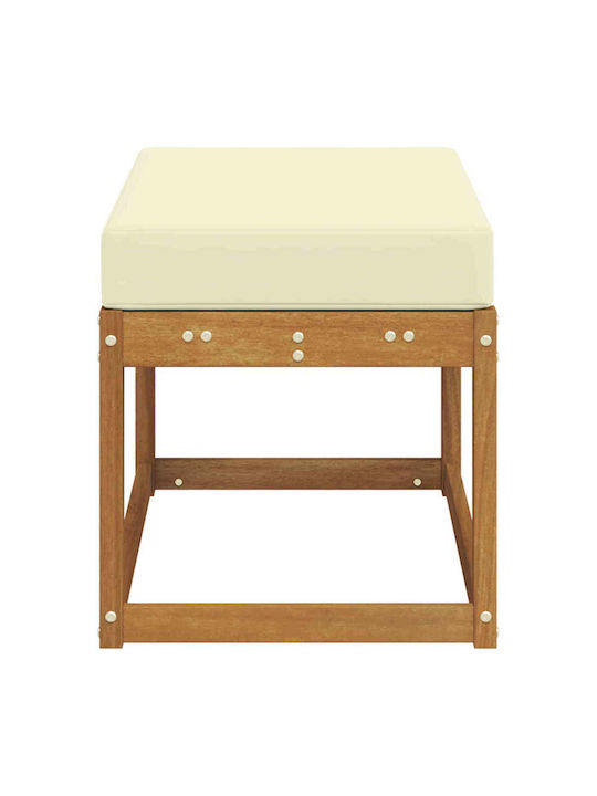 Dining Bench With Wooden Brown Surface 79x43x37cm