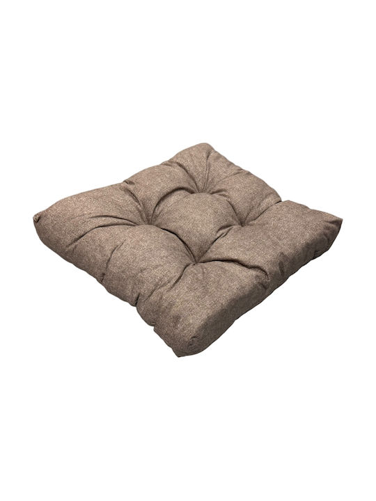 Μαξιλάρι Καρέκλας Κήπου Μπαμπού Taupe 50x50εκ.
