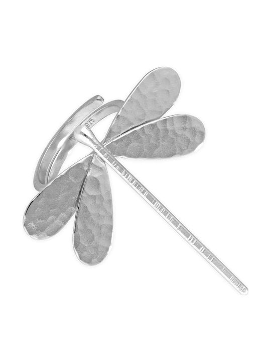 Handmade Gold Plated Silver 925 Butterfly Ring