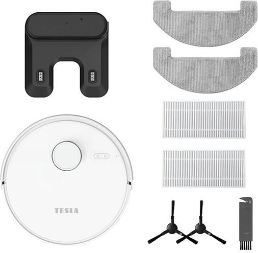 Tesla Electronics RoboStar iQ660 Σκούπα Ρομπότ με Χαρτογράφηση Laser & Απορρόφηση 13000Pa Λευκή