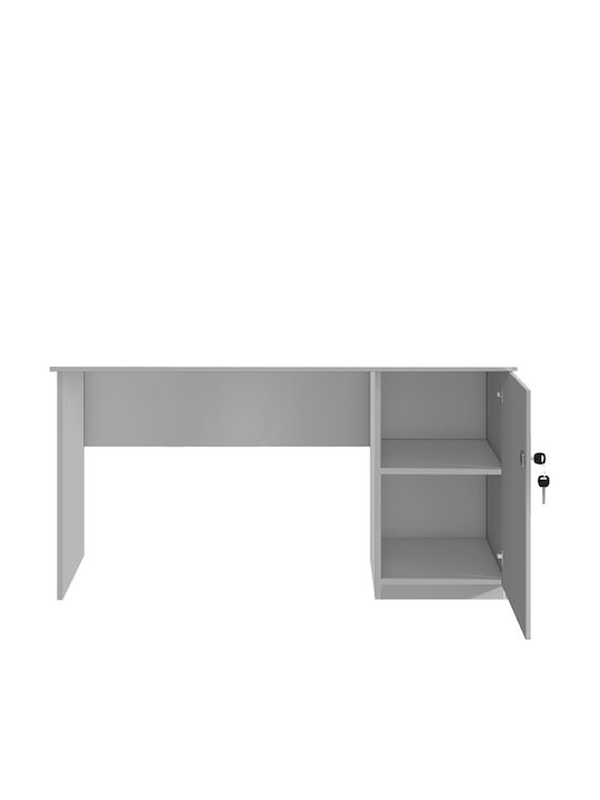 Megapap Büro Moto Holz Weiß 140x60x75cm
