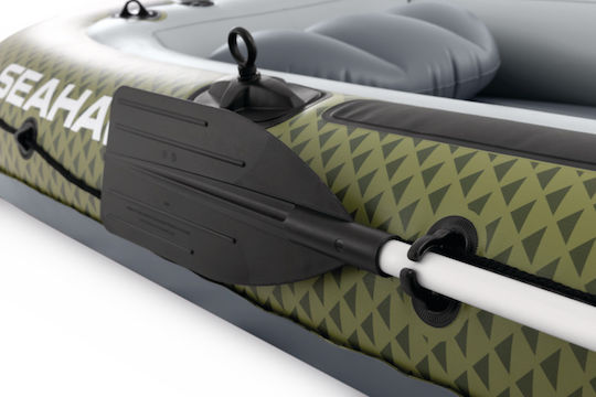 Intex Seahawk 4 Inflatable Boat Green with 2 Paddles & Pump