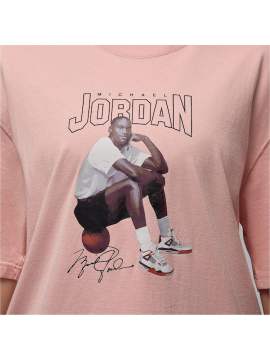 Women's Oversized T-shirt Pink Glaze