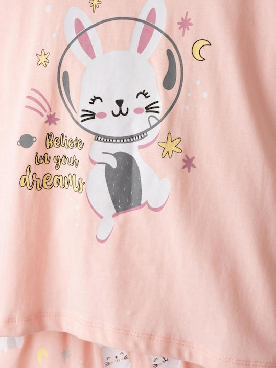 Evita Kids Summer Pajama Pink Believe In Your Dreams H637 Evita Kids Summer Pajama Pink Believe In Your Dreams H637