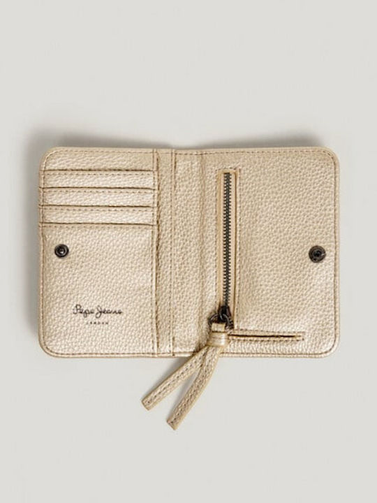 Small Leather Women's Wallet Gold