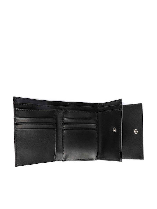 Roosa Rose Small Leather Women's Wallet Black