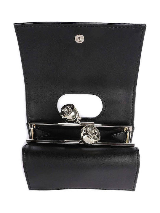 Roosa Rose Small Leather Women's Wallet Black