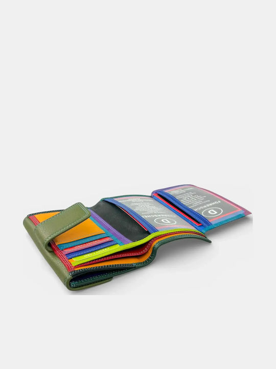 Large Leather Women's Wallet Green