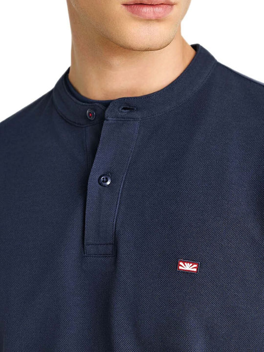 Polo Short Sleeve Blouse Navy Blue