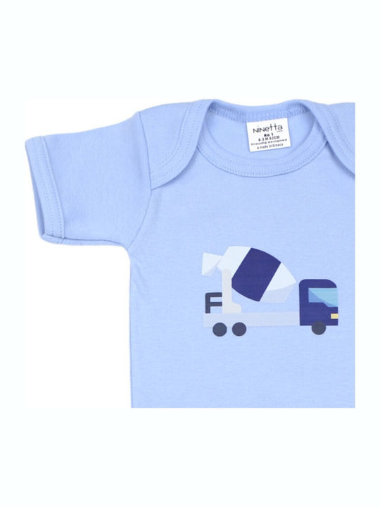 Ninetta Baby-Body Hellblau Ninetta Baby-Body Hellblau