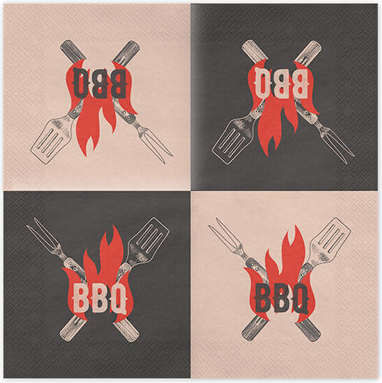 Χαρτοπετσέτες Bbq 20τμχ