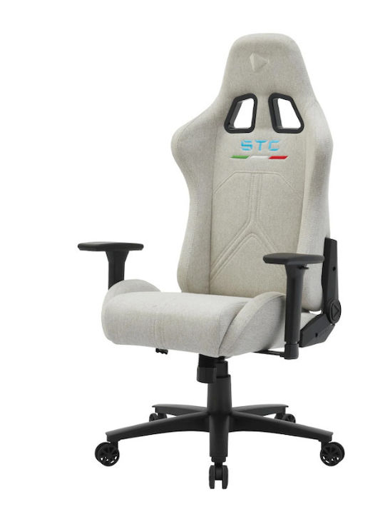 Onex STC Snug Stoff Gaming Stuhl mit Verstellbaren Armlehnen Elfenbein