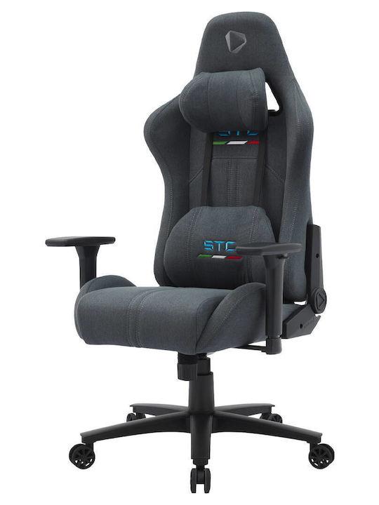 Onex STC Snug L Series Υφασμάτινη Καρέκλα Gaming με Ρυθμιζόμενα Μπράτσα Graphite