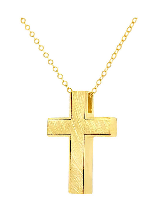 Xryseio Women's Double Sided Cross Without Chain