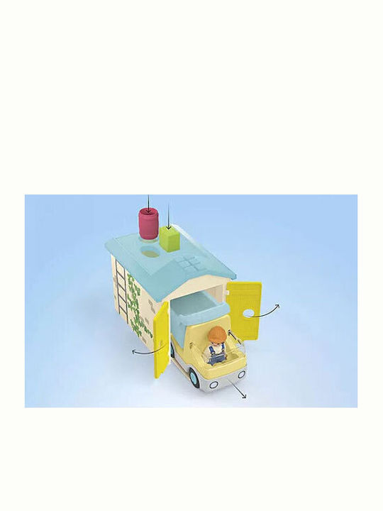 Easter Candle with Toy Junior Dump Truck with Crane for 12+ Months Playmobil