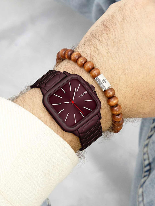 Oozoo Timepieces Ρολόι Μπαταρίας με Μεταλλικό Μπρασελέ