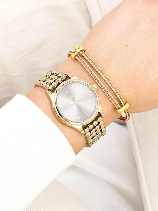 Oozoo Timepieces Ρολόι Μπαταρίας με Μεταλλικό Μπρασελέ Oozoo Timepieces Ρολόι Μπαταρίας με Μεταλλικό Μπρασελέ