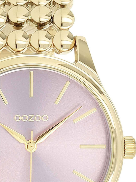 Oozoo Women's Watch 36mm Battery with Gold Metal Bracelet