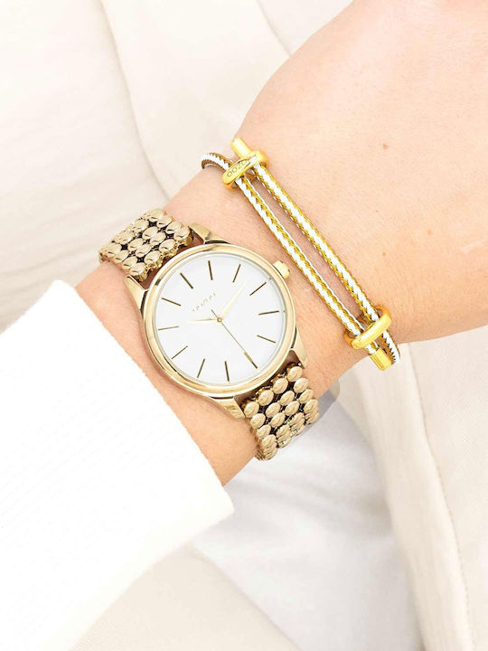Oozoo Timepieces Battery Watch with Metal Bracelet
