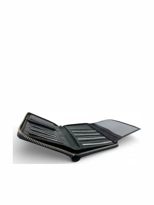 Leder Herrenbrieftasche Schwarz C527609