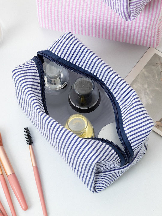 Γυναικείο Striped Makeup Bag Pink