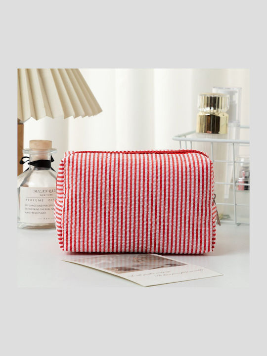 Γυναικείο Striped Makeup Bag Κίτρινο