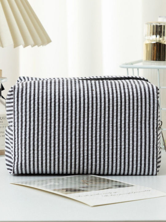 Γυναικείο Striped Makeup Bag Μωβ