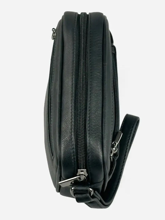 Leather Men's Handbag Black